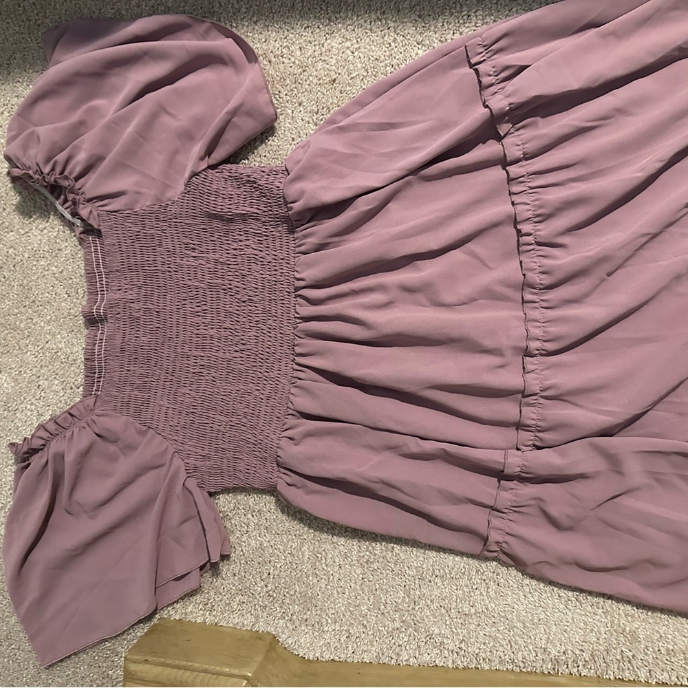 SHEIN Mauve Maxi Dress